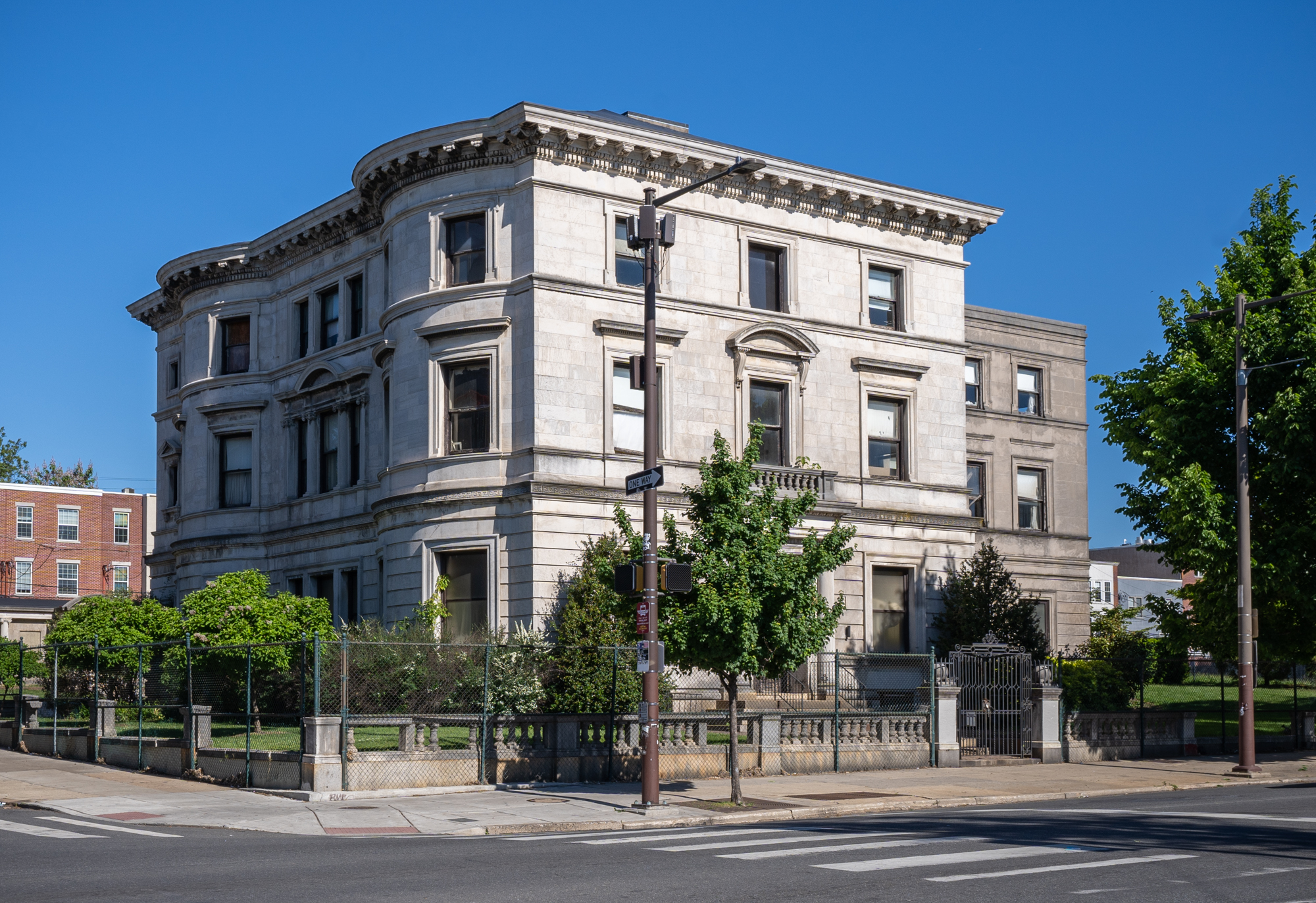 Neglected Burk Mansion on North Broad Street Gets Ready For a Revival
